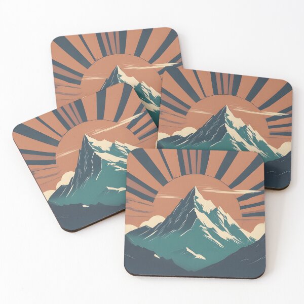 Item preview, Mountain retro vintage style designed and sold by Newrealis.