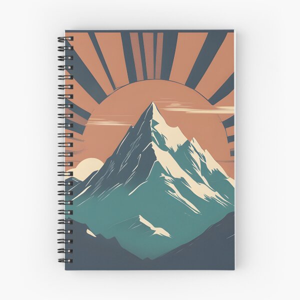 Item preview, Mountain retro vintage style designed and sold by Newrealis.
