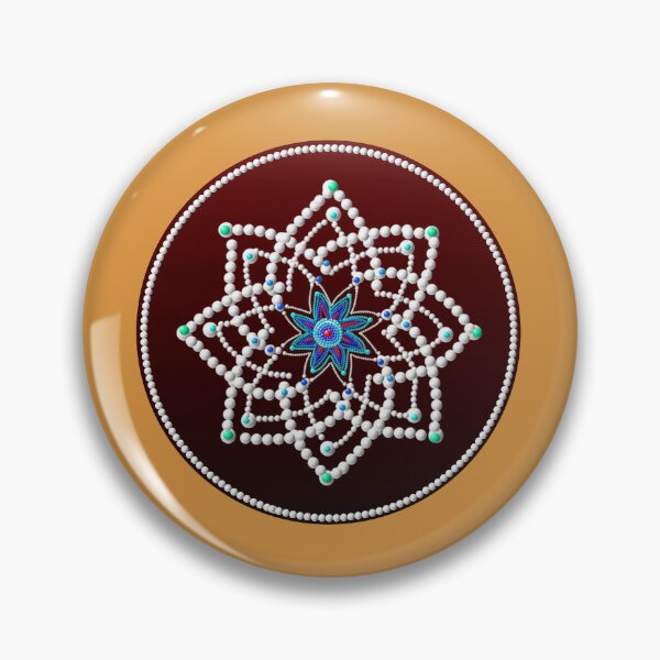 Item preview, Hridaya kamalam kolam/muggu/Rangoli - Brown Color designed and sold by ShreecreatE.