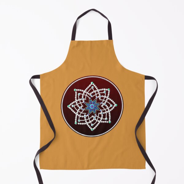 Item preview, Hridaya kamalam kolam/muggu/Rangoli - Brown Color designed and sold by ShreecreatE.