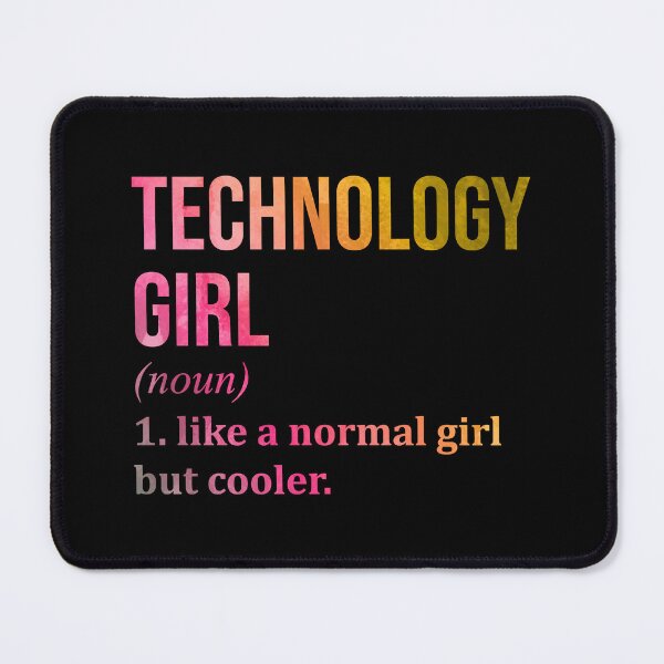 Item preview, Technology Girl Definition in Watercolor designed and sold by XCIV.