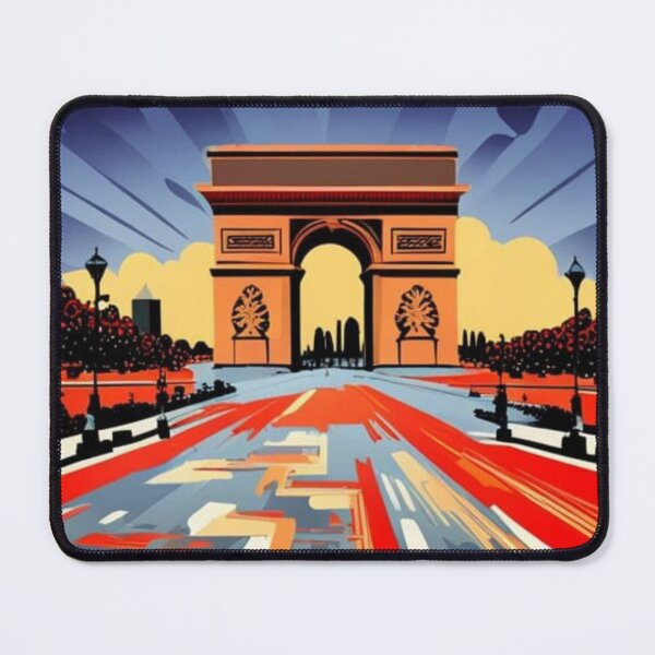 Item preview, Paris abstract art painting of Champs Elysees designed and sold by JackFreestone.