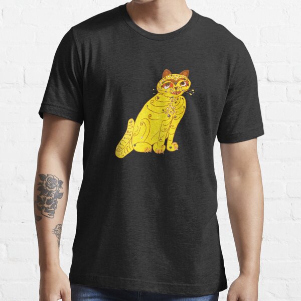 Funny Abba Yellow Cat T-Shirt