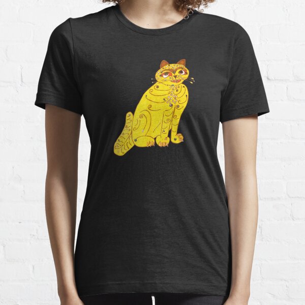 Funny Abba Yellow Cat T-Shirt