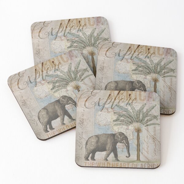 Item preview, The Wild Heart Of Africa Elephant Illustration designed and sold by artsandsoul.