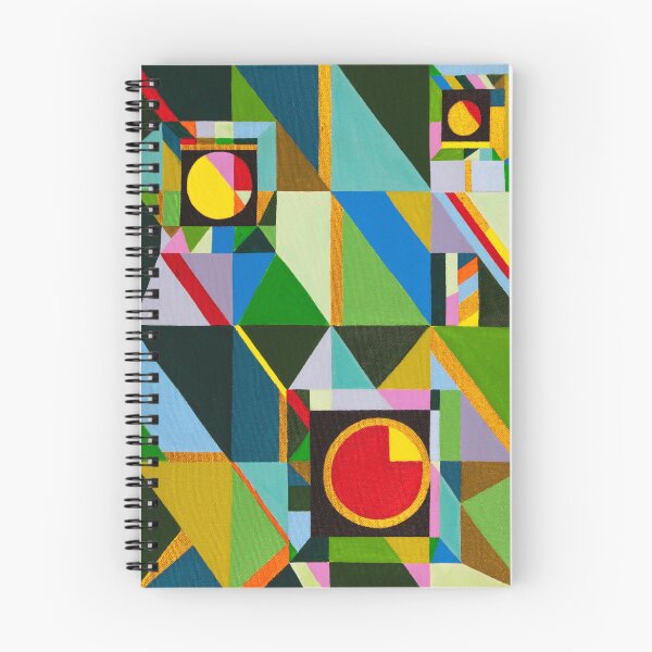 Aperçu de l'œuvre Peinture géométrique abstraite faite à la main créée et vendue par FacesStudioUA.