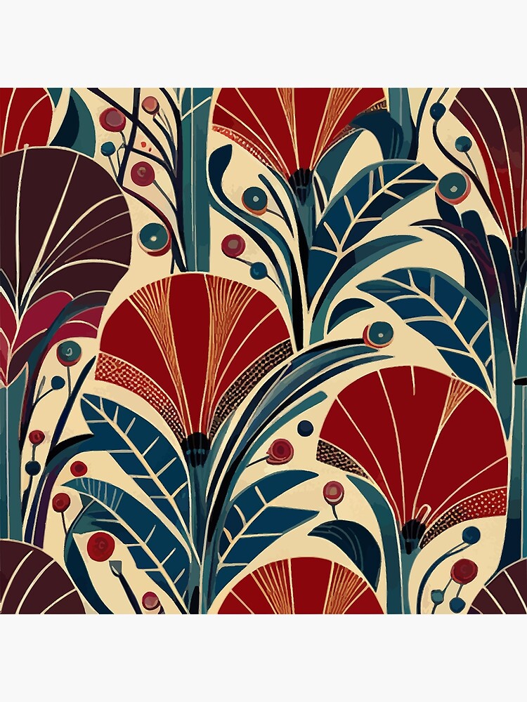Retro Print Red Cool abstract wallpaper