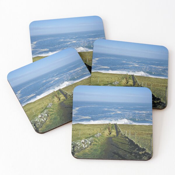 Item preview, Irish landscape, path to the sea, photography designed and sold by shamrock-illus.