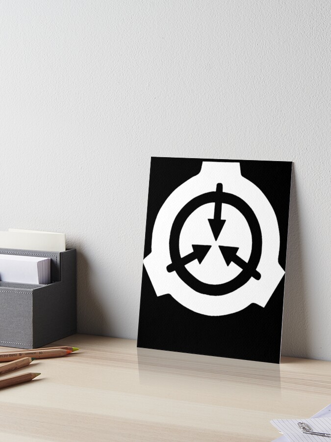 SCP Foundation Rectencular Symbol Art Board Print for Sale by