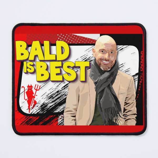 Item preview, Erik Ten Hag Man Utd Bald Is Best Comic Illustration designed and sold by VibesAndVision.