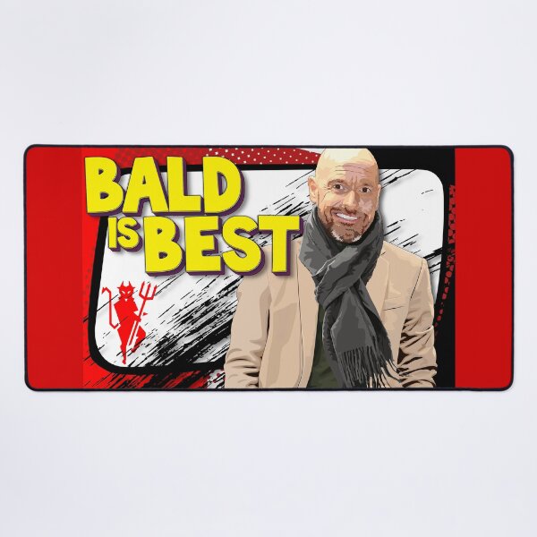 Item preview, Erik Ten Hag Man Utd Bald Is Best Comic Illustration designed and sold by VibesAndVision.