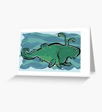 Easter Dunkleosteus Greeting Card