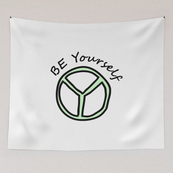 Item preview, Hippie Be Yourself vintage art designed and sold by yunamaliskova.