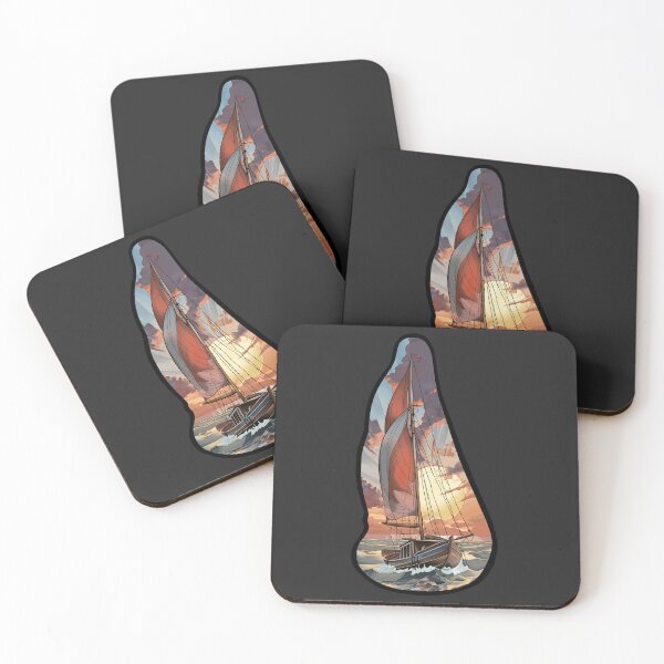 Item preview, Sailboat Sunset designed and sold by alachiki.