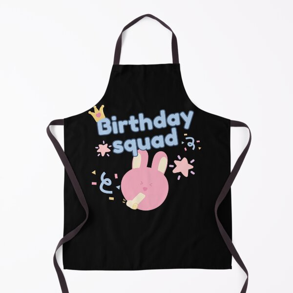 Item preview, Birthday squad Girl party - cute kawaii pink rabbit  designed and sold by TNwandesignart.