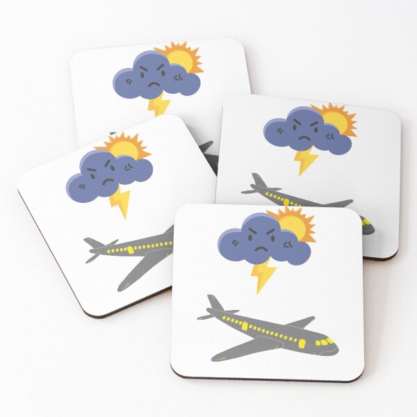 Item preview, Airplane in thunderstorm, lightning, thunder, thunderstorm forecast, thunderstorm weather, thunderstorm designed and sold by Katze49.