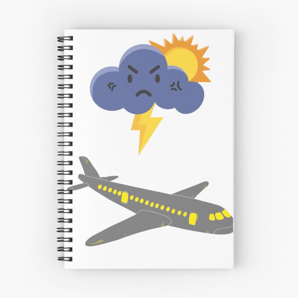 Item preview, Airplane in thunderstorm, lightning, thunder, thunderstorm forecast, thunderstorm weather, thunderstorm designed and sold by Katze49.