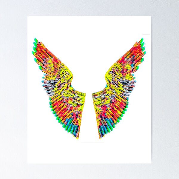 Item preview, Wings Angel T-Shirt Back Love God Play Church designed and sold by ogireal.