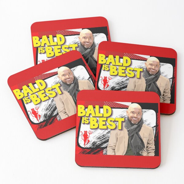 Item preview, Erik Ten Hag Man Utd Bald Is Best Comic Illustration designed and sold by VibesAndVision.