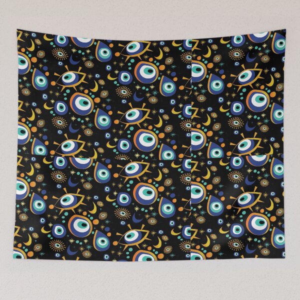 Item preview, EVIL EYE PATTERN designed and sold by Vishakha Sabharwal.