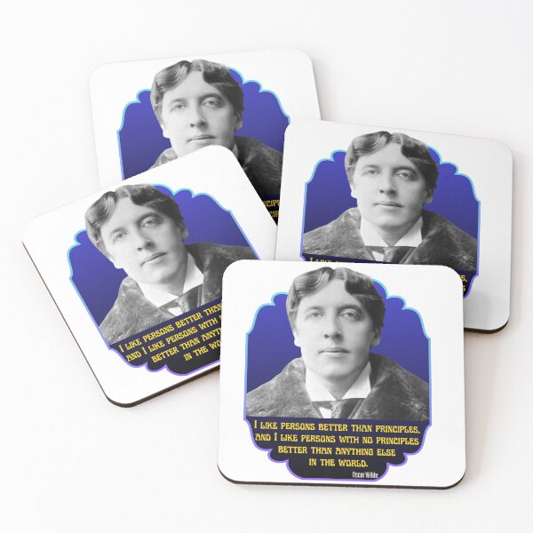 Item preview, Oscar Wilde English Literature Wit Wisdom Humor Without Principle T-Shirt designed and sold by VinlandFashion.