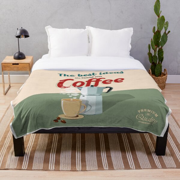 Aperçu de l'œuvre Les meilleures idées sont brassées autour d'un café créée et vendue par VRMediaDecor.