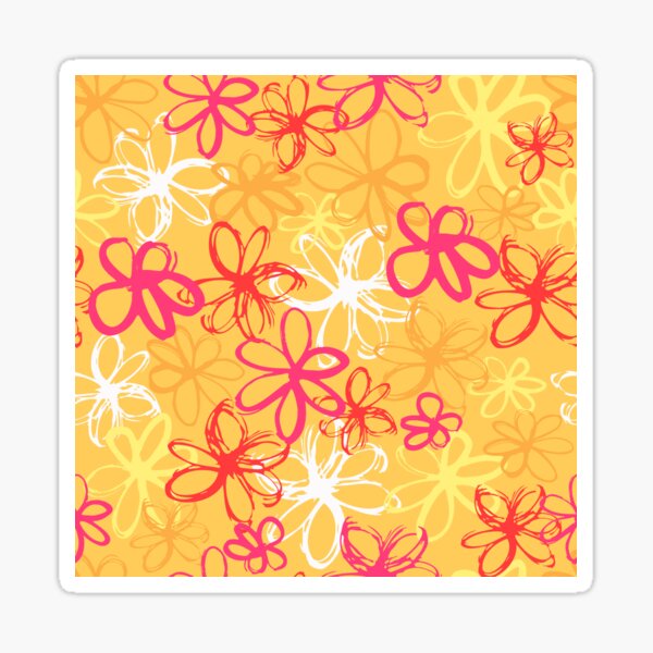 Item preview, Bright Floral Flower pattern designed and sold by Nicola-Rowe.