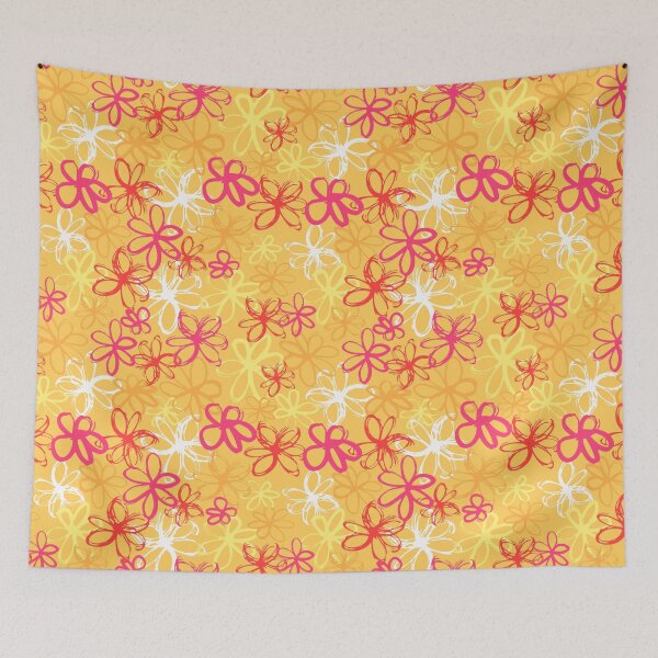 Item preview, Bright Floral Flower pattern designed and sold by Nicola-Rowe.
