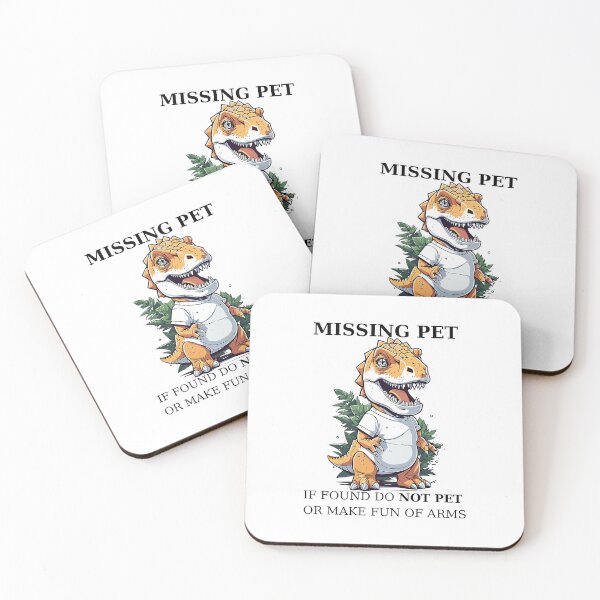 Item preview, Missing Pet If Found Do Not Pet Or Make Fun Of Hands Cute Kid T REX Dinosaur Funny Little Hands designed and sold by chatzous.