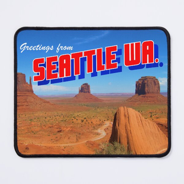 Artikelvorschau, Gag-Gruß Monument Valley Seattle Wa. entworfen und verkauft von Pava Orava.