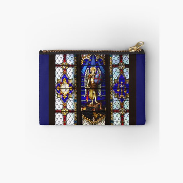 Item preview, Stained Glass Window purse or pouch designed and sold by CatholiCARDS.