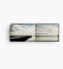 edge of the world Canvas Print