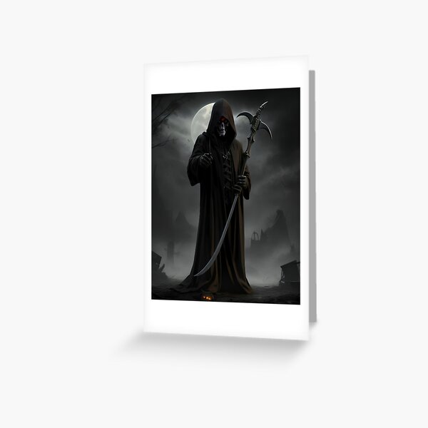 Item preview, Grim Reaper Harbinger of Shadows | Dark Gothic Art designed and sold by Badowolf.