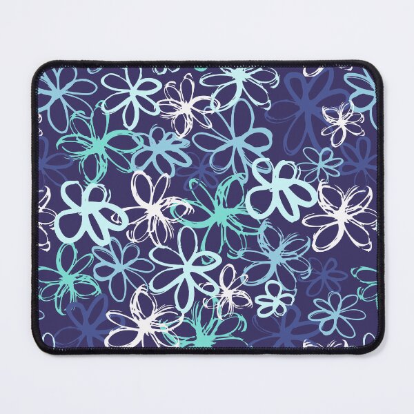 Item preview, Blue Floral Flower Botanical pattern designed and sold by Nicola-Rowe.