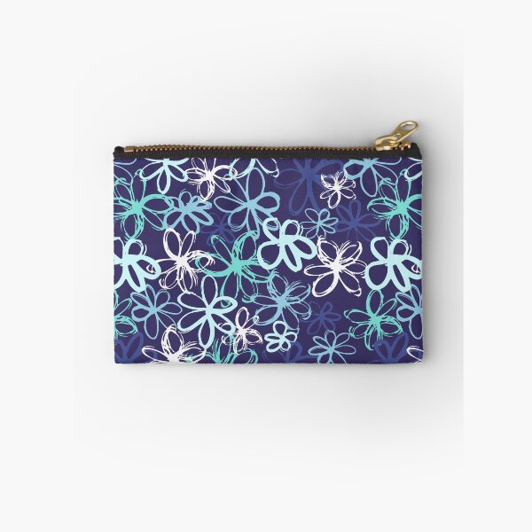 Item preview, Blue Floral Flower Botanical pattern designed and sold by Nicola-Rowe.