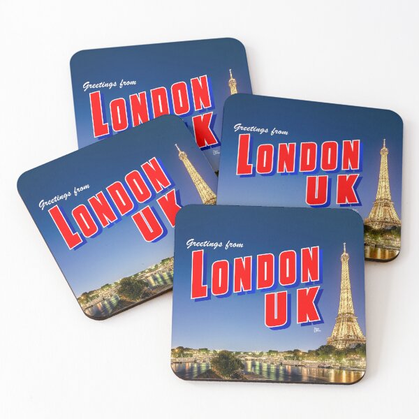 Item preview, Gag Travel Greeting Paris London UK designed and sold by Pava Orava.