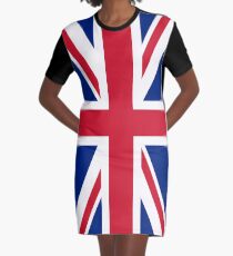 Union Jack Graphic T-Shirt Dress