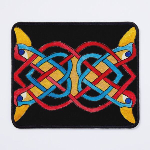 Item preview, Celtic duck tracery designed and sold by Zamen.