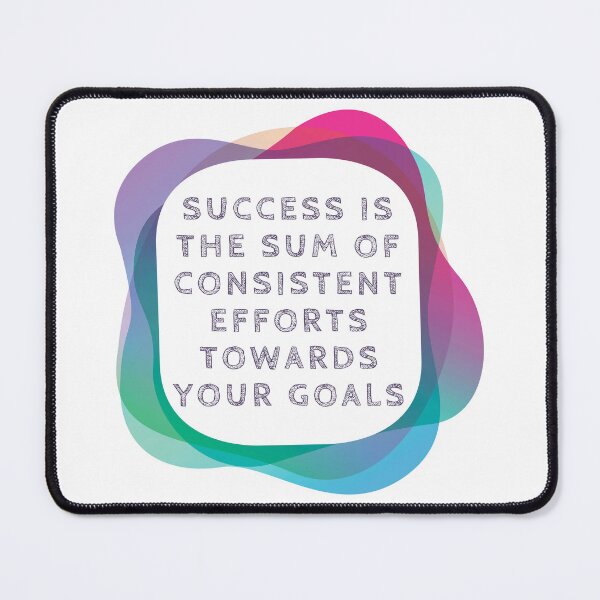 Item preview, Success is the sum of consistent efforts towards your goals designed and sold by DC Shop.