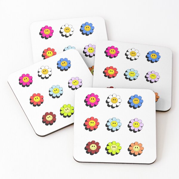 Item preview, Cheerful Smiling Flowers designed and sold by Krzysztof Siwek.