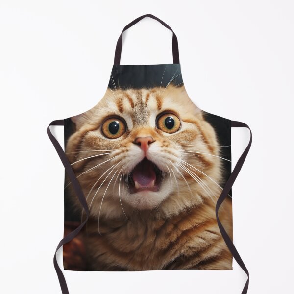 Item preview, Cute surprised cat designed and sold by SameeraDammeyer.
