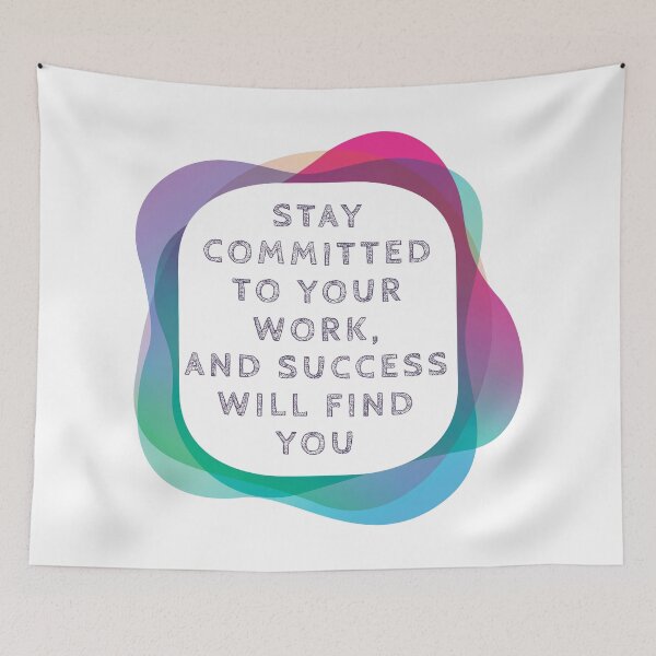 Item preview, Stay committed to your work, and success will find you designed and sold by DC Shop.