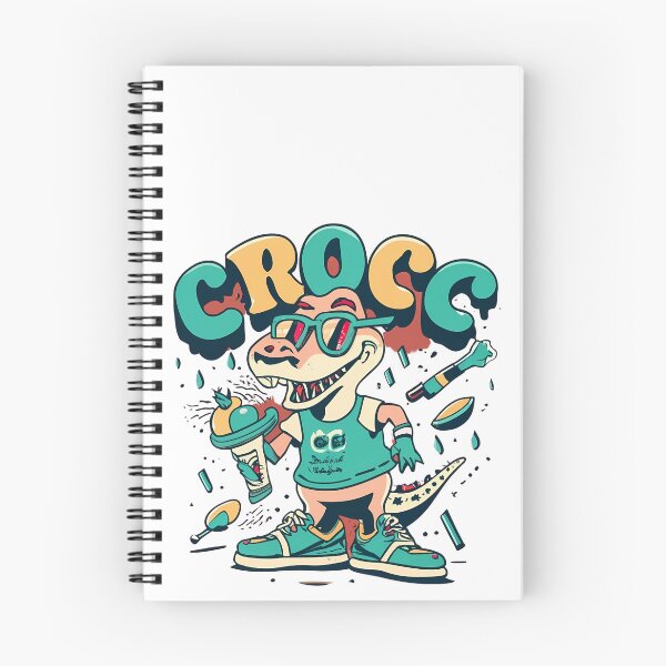 Item preview, "Crocc" Croc Martens Sticker T-shirt Style designed and sold by sfwArt.