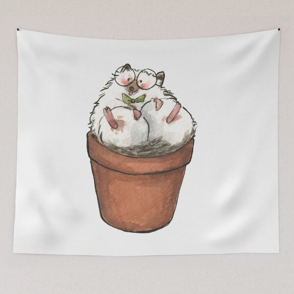 Item preview, Harry Hedgehog in pot designed and sold by carlottamascolo.