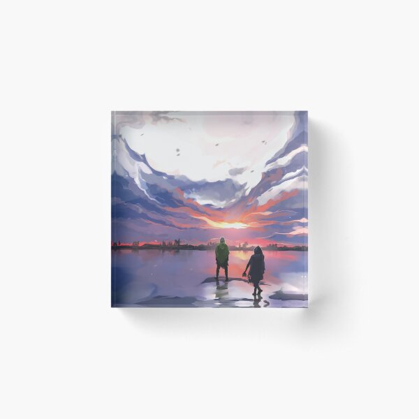 These Waters Look Familiar Acrylic Block