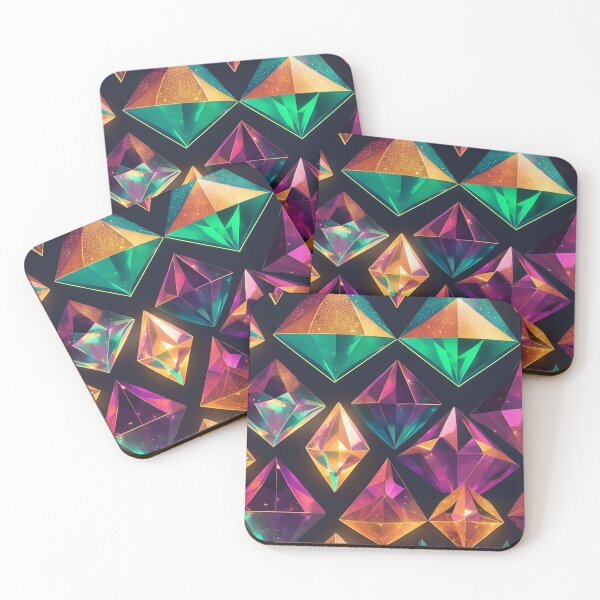 Item preview, Vibrant Romantic Diamond Plate designed and sold by pattern-atelier.