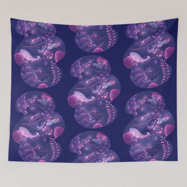 Item preview, Magical North Atlantic Right Whale Illustration designed and sold by evybenita.