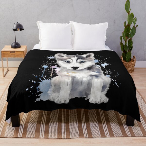 Item preview, Watercolour Siberian Husky Puppy designed and sold by Amazing-Kortez.