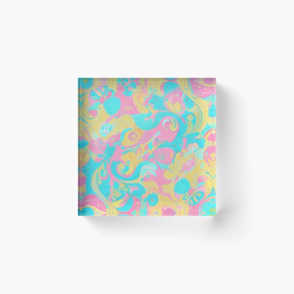 Item preview, Whirly-Pink Pastel Pattern designed and sold by pattern-atelier.