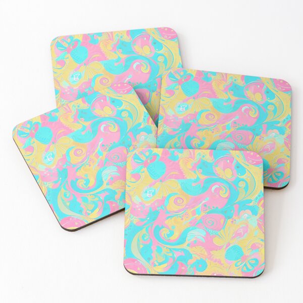 Item preview, Whirly-Pink Pastel Pattern designed and sold by pattern-atelier.